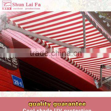 Good Quality Heavy Duty Extendable Large No-Cassette Commercial Retractable Patio Gazebo Awning for Roof Cover