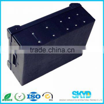 Moisture Resistance pp Corrugated Plastic Black Shipping Boxes
