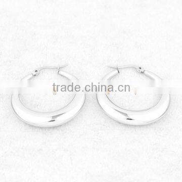 316L stainless steel hoop earrings