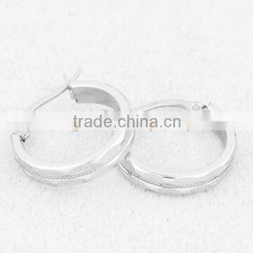 316L stainless steel hoop earrings