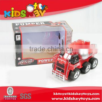 New kids toys for 2015 battery operated car fire truck plastic electric car fire truck