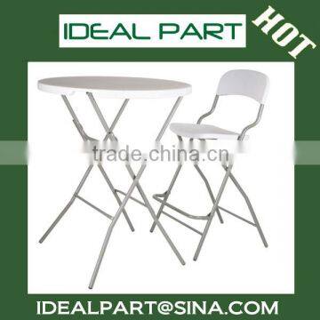 Long cross leg folding chair (HDPE,blow mold, plastic chair IDEALC58-A)