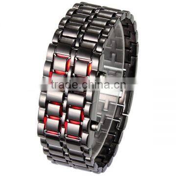 Lava Iron Samurai Watch Led Men Women Size Gun Silver Watches Watch Led photo-2
