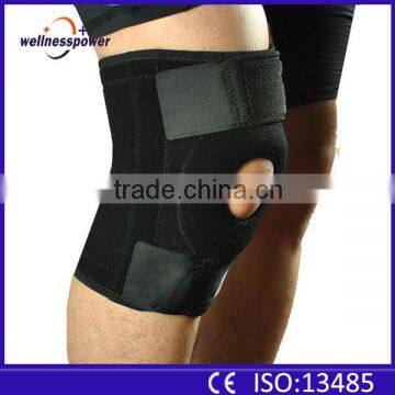 2016 factory Hotsale open patellar neoprene knee brace price with strap