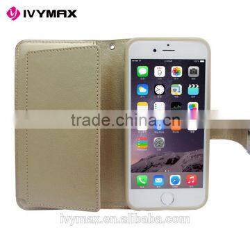 Guangzhou Factory Wholesale Cheap Price Mercury PU Leather Rich Diary Cover Case for Iphone 6 Wallet Case photo-3