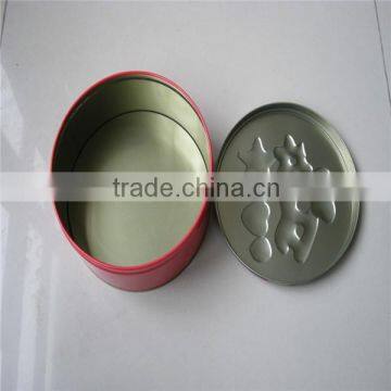 Round Food packaging gift can for cookies