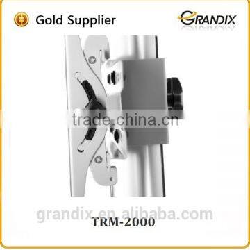 Height Adjustable Black / Silver Floor Standing LCD LED TV Stand for 25-55 Inches With Projector Tray and DVD Tray photo-4