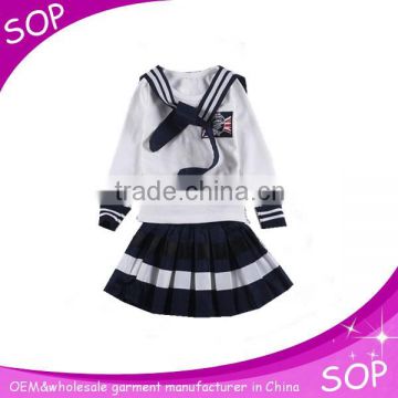 Sailor suit child school uniform child clothing