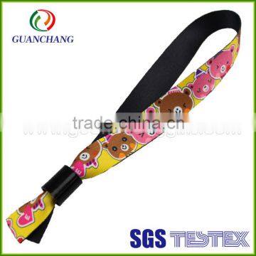 Imprinting Colored Recycled Woven Event Wristbands Plastic photo-6