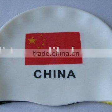 National Flag Swim Cap--- China