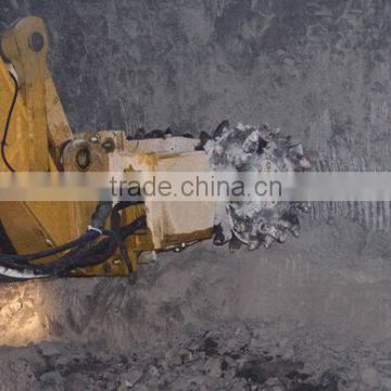 Excavator drum cutter, Hydaulic drum cutter