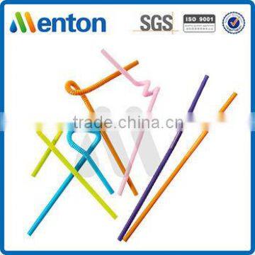 Fancy loop curly straws