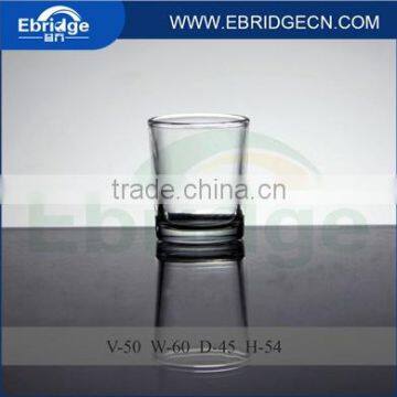 50ml Clear Glass Water Cups