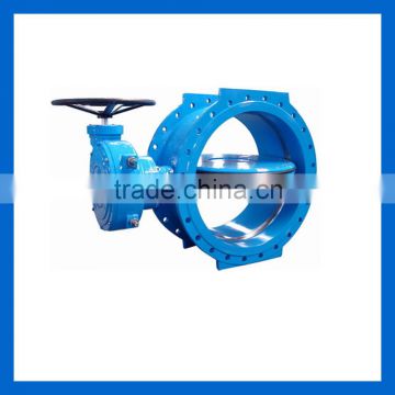 Ductile iron Double eccentric Flanged butterfly valve DN400