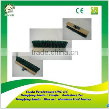 355mm Broom-Cleaning Brush with wooden handle scrub brush