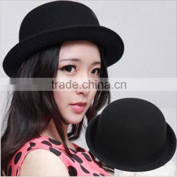 custom 2016 hot selling fedora hat fedora hat with silk ribbon