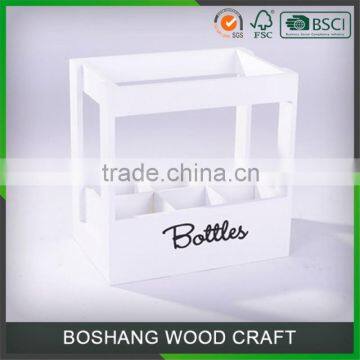 Pine Wooden Box For Wine Bottle Display Case photo-3