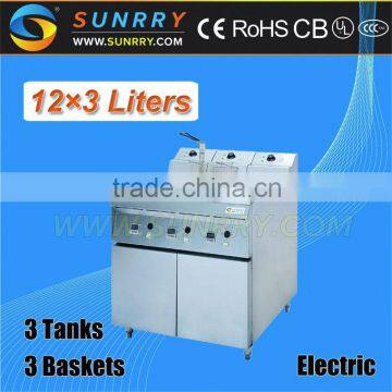 Best seller 12 L stainless steel electric used pressure henny penny deep fryer for automatic fried chicken