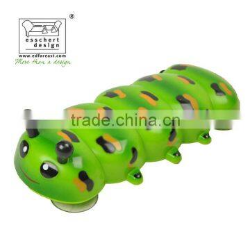 Designed Painted Caterpillar Shape Plastic Window Thermometer photo-6