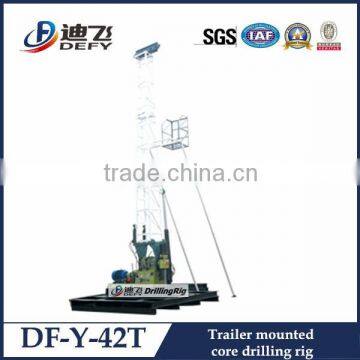 DF-Y-42T drill tower integrated rock core sample drilling rig