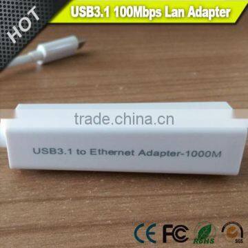 AX88172A USB3.1 100Mbps Ethernet Adapter in White photo-3