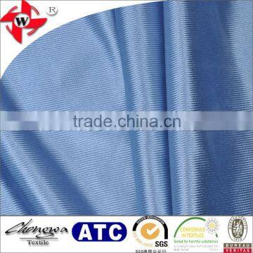 tricot knit glossy 100% polyester fabric for sportswear