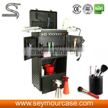 Aluminum Cosmetic Case Trolley Barber Case