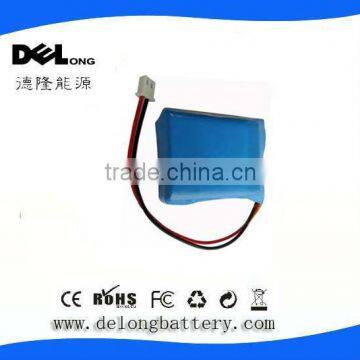 7.4v rechargeable battery pack with 2000mah