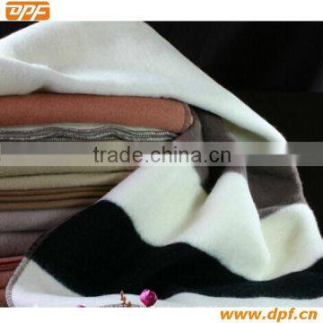 Cheap hotel wool blankets handmade lwool acrylic blanket