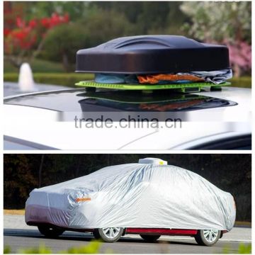 China manufacturer auto exterior accessories solar automatic car cover with elastic band