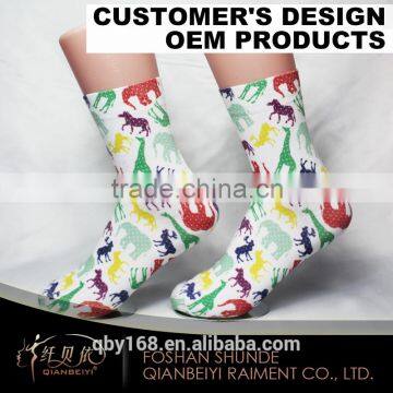 OEM design custom sublimation socks for women                        
                                                Quality Choice