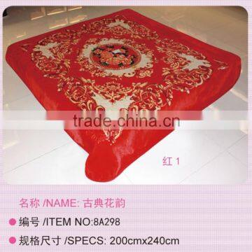 100% polyester raschel blanket and weft blanket super soft quality, korean style