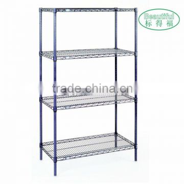 4 Tiers Chrome Wire Shelving