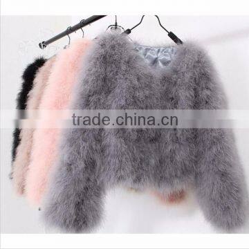 2016 best selling women turkey real fur coat mink fur