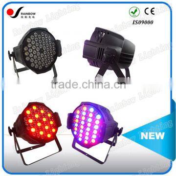 High Quality 8CH LED Par Light With 54PCS 3W High Brightness Lighting for Wedding