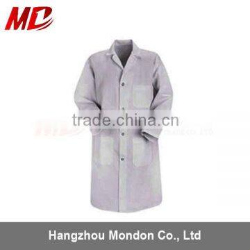 Long Sleeve Knee Length Lab Coat