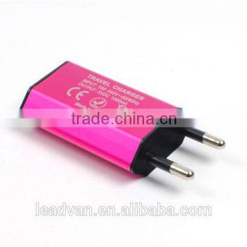 EU Wall Charger EU Plug For Iphone Metal EU Wall Charger