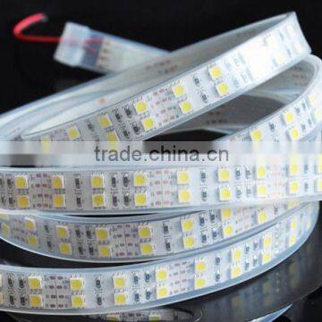 240v ac flex led 5050 smd double row 120LED strips