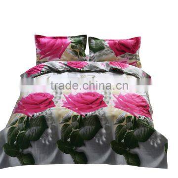 Rose and Pearls Design Microfiber Queen Duvet Cover Sets                        
                                                Quality Choice