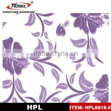 Tree bark wood grain China high quality HPL/HPL laminate/ Compact HPL sheet