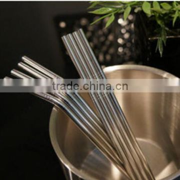 Customized 304 food grade stainless steel straw