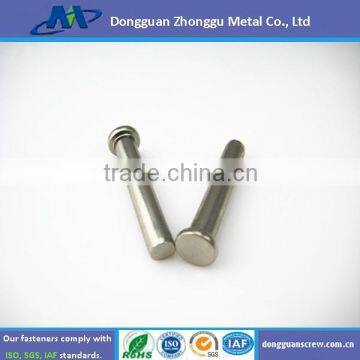 GB872 Stainless steel zinc plate flat round head rivet