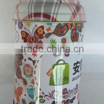 Metal Round Tea Box Packaging