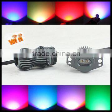 20w wifi rgb led angel eyes e91 e90 no error led halo ring lights wifi control led marker for bmw e90 e91