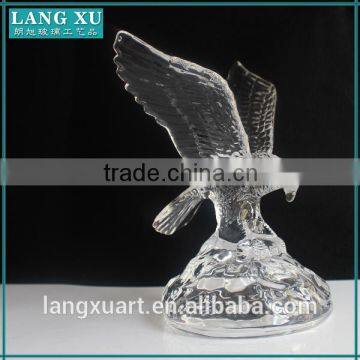 LX-D009 Home decor Gift supply tercel design animal shaped crystal glass arts and craft