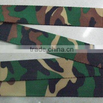 High strength and quanlity camo bag pp webbing