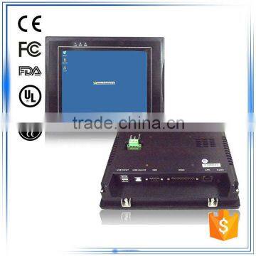 8 inch HMI ARM based corte x A8 embedded low-power cpu win ce system rs485/rs232 industrial touch screen panel pc