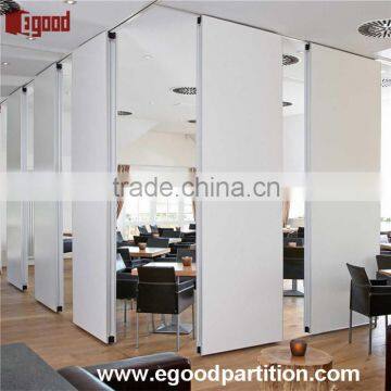 65 mm/Series sound insulation certified movable partition wall system for hotel meeting room