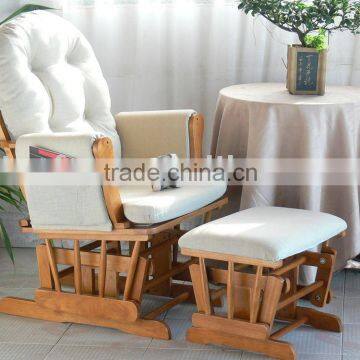 Glider Chair With Ottoman