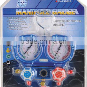 DSZH WK-C3601B shock proof 2 valve aluminum manifold
